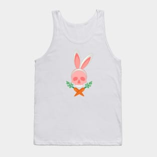 Skull with Bunny Ears Tank Top